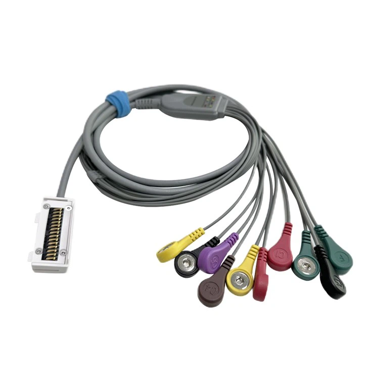 10-aflednings EKG Holter-kabel til Meditech Cardiup CardiUP!12 CardiUP!3