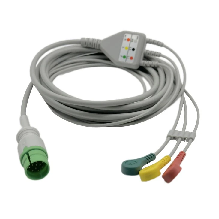 Mediana 13-pin 3-aflednings EKG/EKG-kabel