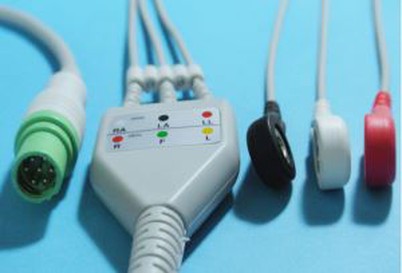 Siemens Sc7000, sc6000 7pin 3-ledet EKG-kabel, IEC, AHA, Clip, grabber, snap