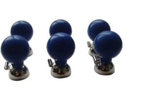 Voksen gummi kugle elektroder, EKG elektroder, DIN 3.0 med nikkel