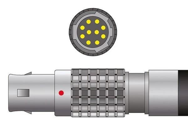 Mennen 10-Pin Adult Clip SPO2 Sensor