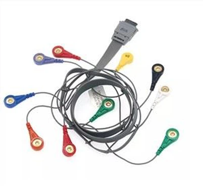 Biomedicinsk EKG Holter-kabel AHA 10-bly