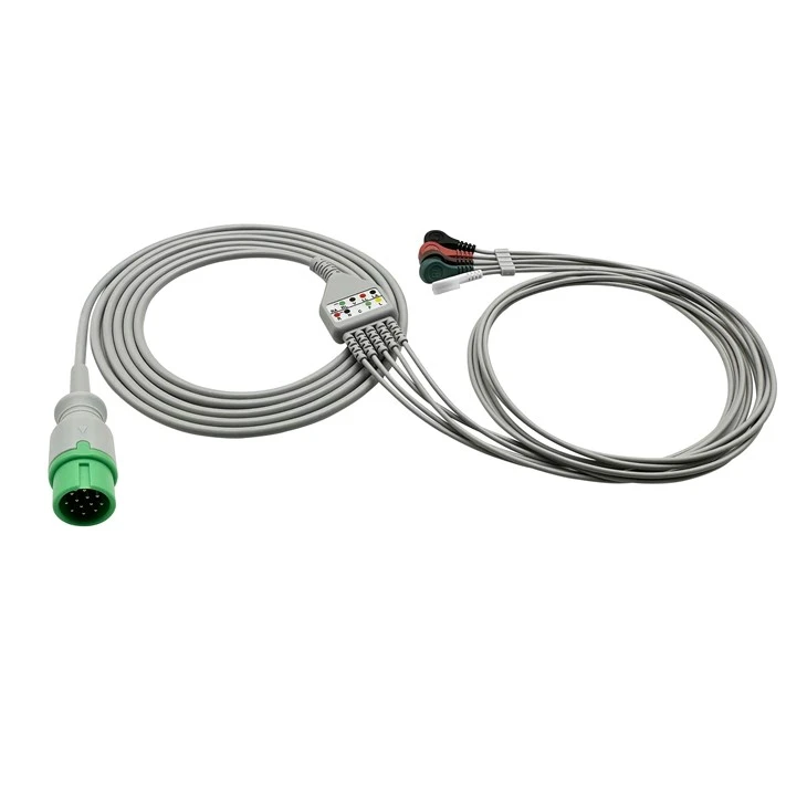 Biolight 12-pin EKG-kabel kompatibelt Q5 A-serien