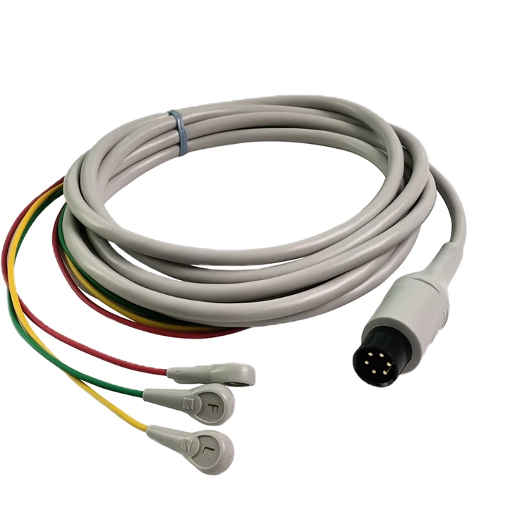 Originalt Nihon Kohden EKG patientkabel BJ-753P