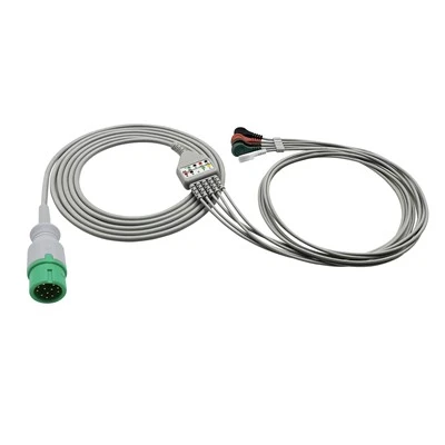 Comen 12pin-kompatibelt EKG-kabelsnap med direkte tilslutning
