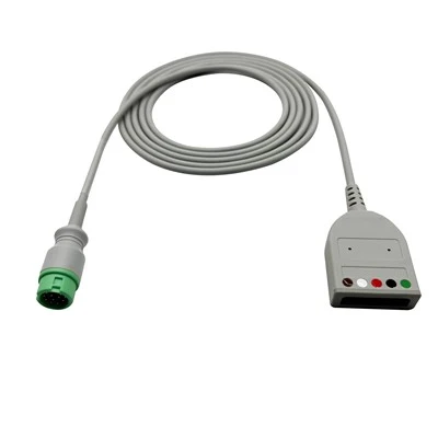 Mindray/Edan/Goldway EKG-stammekabel med 12-pins ledninger